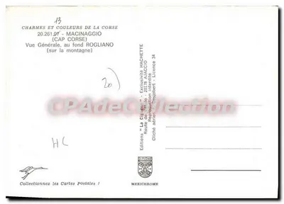 Macinaggio — Widok ogólny, w tle Rogliano — Wydawnictwo "La Cirage" — Rewers