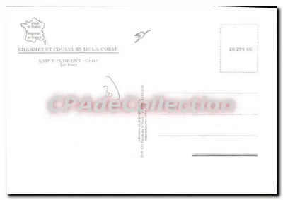 Saint-Florent - O Porto — editor A Cigogne, n° 20 298 66 — Verso