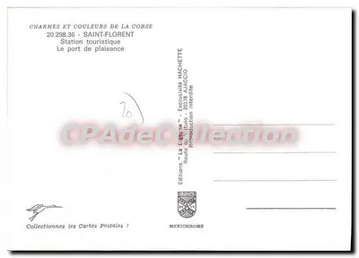 Saint-Florent — Port turystyczny — Wydawnictwo 'La Grême' nr 20.298.36 — Rewers