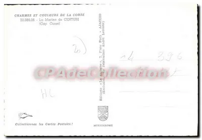 La Marine de Centuri — Cabo da Corsica — Éditions Mexichrome — Verso