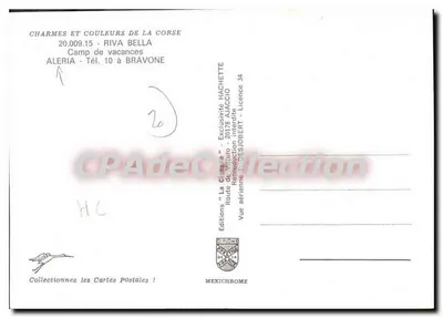 Riva Bella — Campo de férias em Aleria — Edições Diplôme — Verso