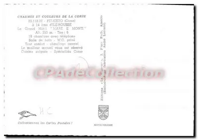 Feliceto — O Grande Hotel "Mare E Monti" — Edições Diplôme — Verso