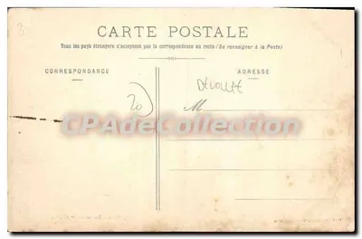 Ajaccio - Statua del Primo Console — Collezione Simon Damiani, Bastia — Verso