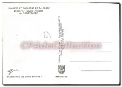 Campomoro — Diversi aspetti — Edizioni 'La Citoyenne' n°20.035.15 — Verso