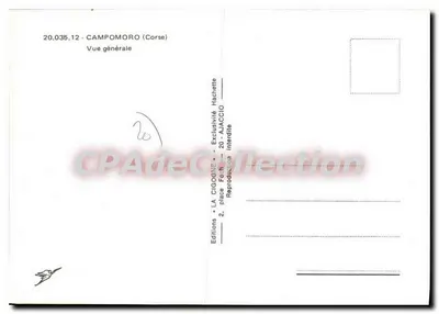 La Cigogne — Vue générale — Éditions La Cigogne, 20.035.12 — Rewers