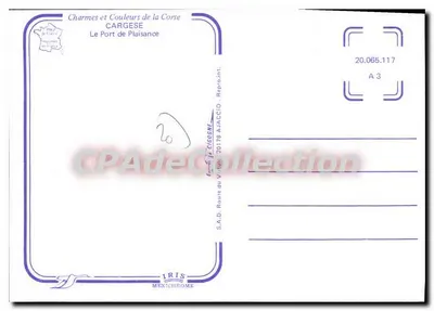 Cargèse — Port Rekreacyjny — Iris Mexichrome — Rewers