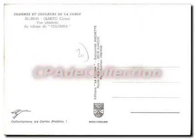Colomba — Ogólny widok — Wydawnictwo "La Charme" — Rewers