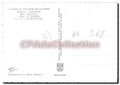 Hotel Le Maquis — Ajaccio — Wydawnictwo La Corogne — Rewers