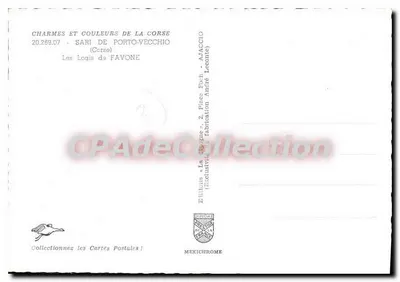 Les Logis de Favone — Sari van Porto-Vecchio — Uitgaven van de Chèvre, Ajaccio — Achterkant