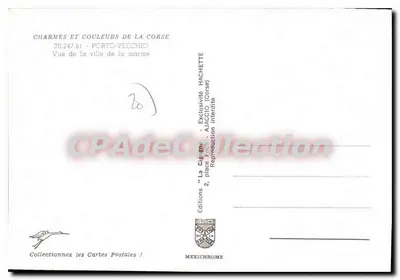 Porto-Vecchio — Uitzicht op de zeestad — Edities Méxichrome — Achterkant