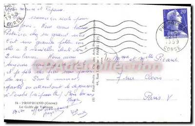 Zatoka Valinco — Propriano — Réal-Photo Cie des Arts Photomécaniques (9) — Rewers