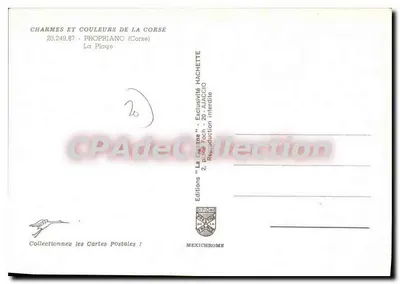 Plaża - Propriano (Korsyka) — Wydawnictwo Diplomé - nr 20.249.87 — Rewers