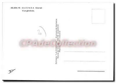 La Gigna - Algemene uitzicht — Corsica — Uitgaven 'LA GIGONE' n°20.254.15 — Achterkant