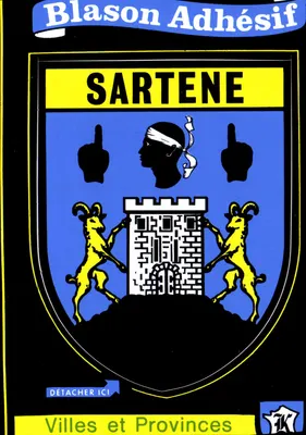 Sartène — Escudo Adesivo — KROMA