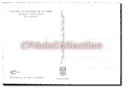Vico (Korsyka) — Ogólny widok — Wydawnictwo André Lecointe — Rewers