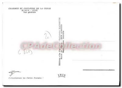 Levie — Vista geral — Edições « A Coruja » — Verso