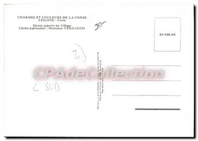 Azilone — Divers aspects du village — Editions La Cigogne — Rewers