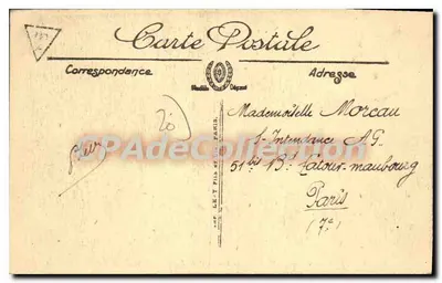 Sartène — Cruz do Faubourg da França e a Vale — LL — Verso