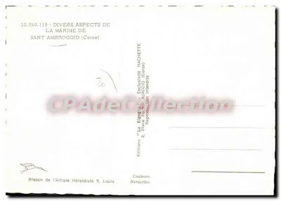 Marynarka Sant' Ambroggio — Różne aspekty — Wydawnictwo Hachette, nr 20.050.119 — Rewers