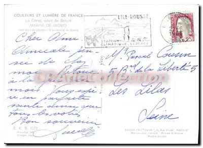 Kobiety pralujące bieliznę na plaży — L'Île-Rousse — Éditions d'Art 'YVON' — Rewers