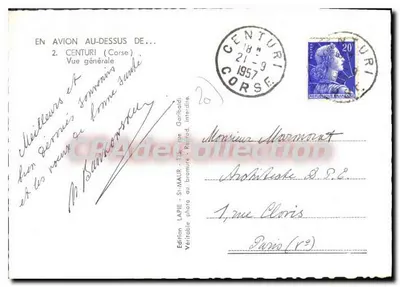 Centuri (Korsyka) — Ogólny widok — Wydawnictwo Lapie, St-Maur-des-Fossés — Rewers