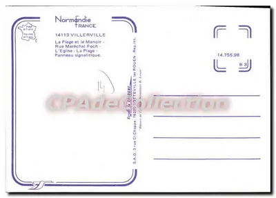 Villerville — plaża, las, kasyno — wydawca S.A.D. Villerville — Rewers