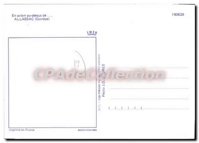 Allassac (Corrèze) — widok z lotu ptaka — IRIS — Rewers