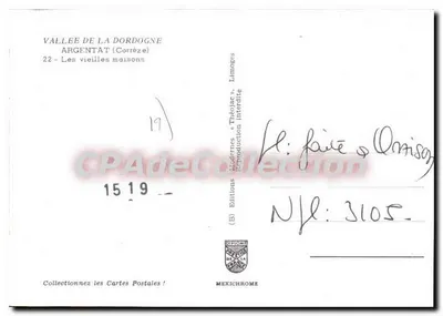 Argentat — Vale da Dordogne — Edições Mexichrome — Verso
