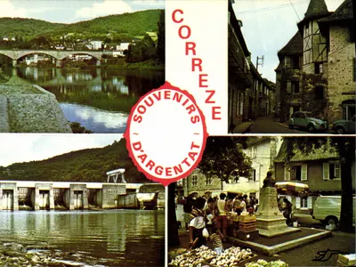 Argentat (Corrèze) — Recordações de Argentat — Editora: Sociedade de Hotéis de Vichy