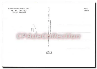 Beynat — Jezioro Beynat — Wydawca IRIS, nr 19/387 — Rewers