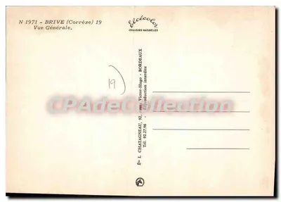 Brive (Corrèze) — Widok ogólny — Élécé — Rewers