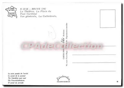 Brive-la-Gaillarde — ogólny widok — Éléé — Rewers