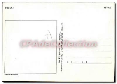 Bugeat — brasão — (M RS) Edições Théoujac — Verso