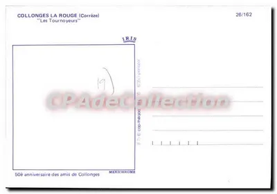 Collonges-la-Rouge — Los Torneadores — IRIS — Reverso