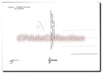 La Cigogne — Vista geral — Edições 'La Cigogne', Vichy — Verso