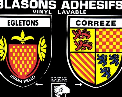 Egletons — Corrèze — Adesivos de brasões laváveis em vinil