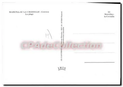 Marcillac-la-Croisille — La plage — IRIS, n°51 — Verso