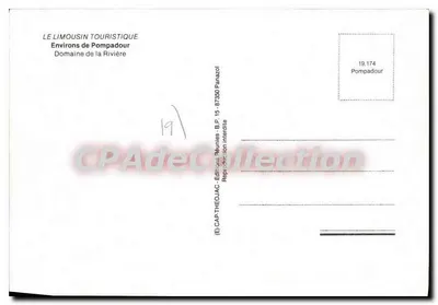 Castelo de Pompadour — Domínio da Rivière — Editora IRIS — Verso