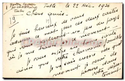 Tulle (Corrèze) — Vista geral — editor Picon, n°1 — Verso