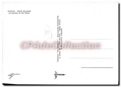 Tulle (Corrèze) — La Corrèze i nabrzeża — Wydawnictwo "La Cigogne" — Rewers