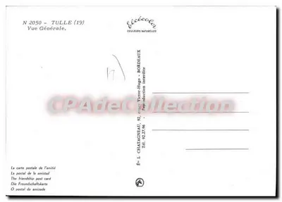 Tulle (19) — Ogólny widok — Élécolor — Rewers