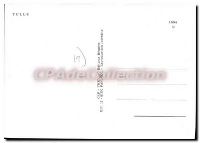 Tulle — Ogólny widok, nabrzeża, katedra, klasztor — CAP - 8730 FANACOL — Rewers