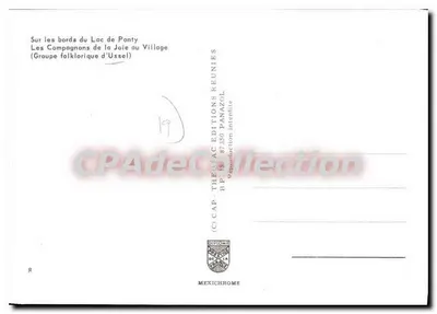 Os Comparsas da Alegria no Village — Grupo Folclórico de Ussel — editor IRIS — Verso