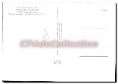 Uzerche - Corrèze — A Pérola do Limousin — Edições CAPTENIAC Réunion - B.P. 15 - 87350 Panazol — Verso