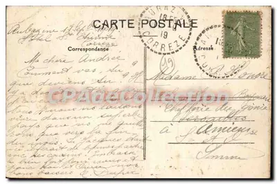 Aubazine — Kanał Młyńska — Phototypie Bessot et Gulonie, Brive — Rewers