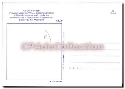 Ayen — recordações — IRIS — Verso