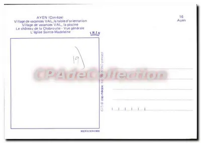 Ayen — recordações — IRIS — Verso