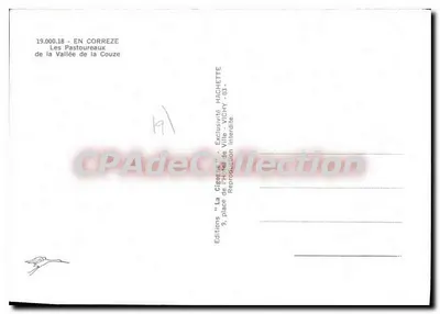 Les Pastoureaux de la Vallée de la Couze — W Corrèze — Wydawnictwo 'La Cigogne' — Rewers