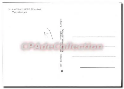 Lagraulière (Corrèze) — Vista geral — Edições « ThéoJac » — Verso