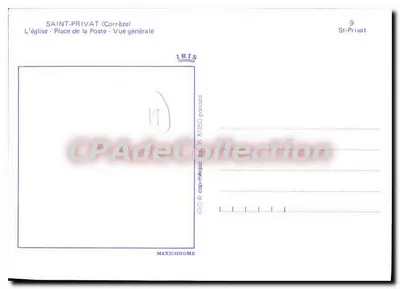 Saint-Privat — visão geral — IRIS MEXICHROME — Verso